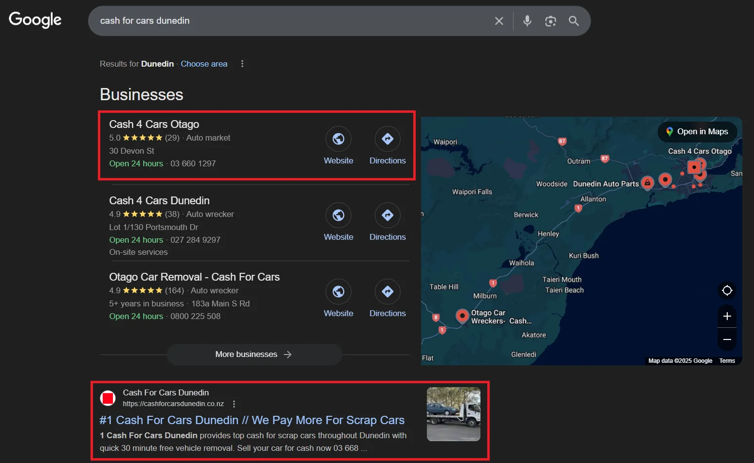 Scrap Car Buyer SEO SEO case study